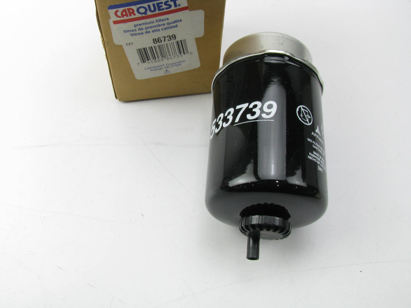 Carquest 86739 Diesel Fuel Water Separator Filter Replaces PS10974 33739 L8141F