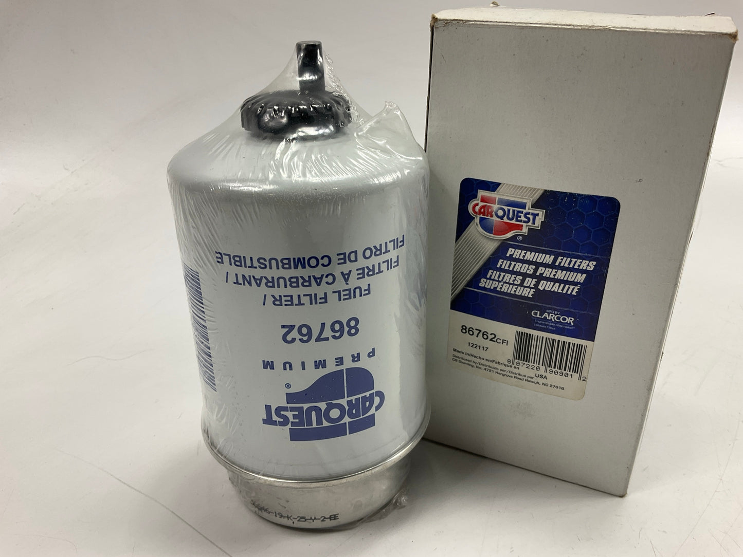 Carquest 86762 Diesel Fuel Water Separator Filter Replaces 233-9856 33762
