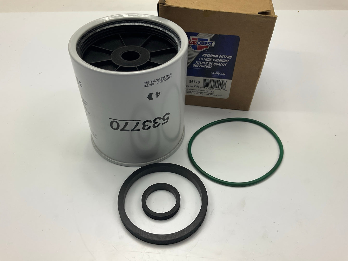 Carquest 86770 Diesel Fuel Water Separator Filter - Replaces 33770, BF7968O