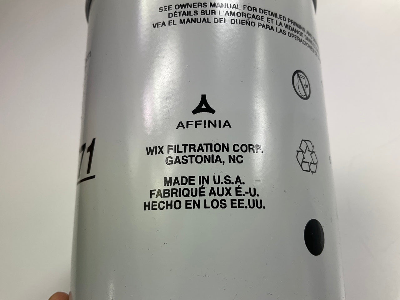 (2) Carquest 86771 Diesel Fuel Water Separator Filter - Replaces PS9257, 33771
