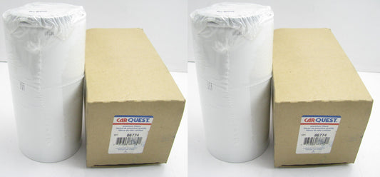 (2) Carquest 86774 Fuel Filters For Racor 4120R Fuel/Water Separator 33774