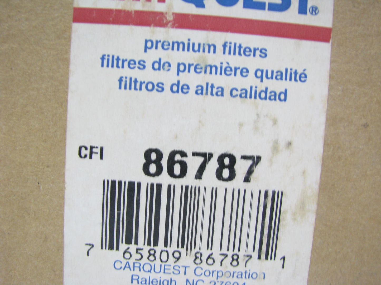 Carquest 86787 Diesel Fuel Water Separator Filter Replaces 33607 FS20007 3607