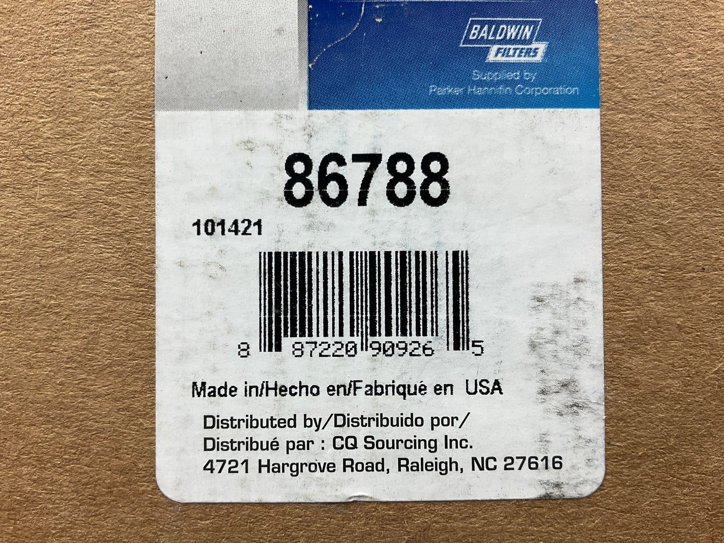 Carquest 86788 Diesel Fuel Water Separator Filter
