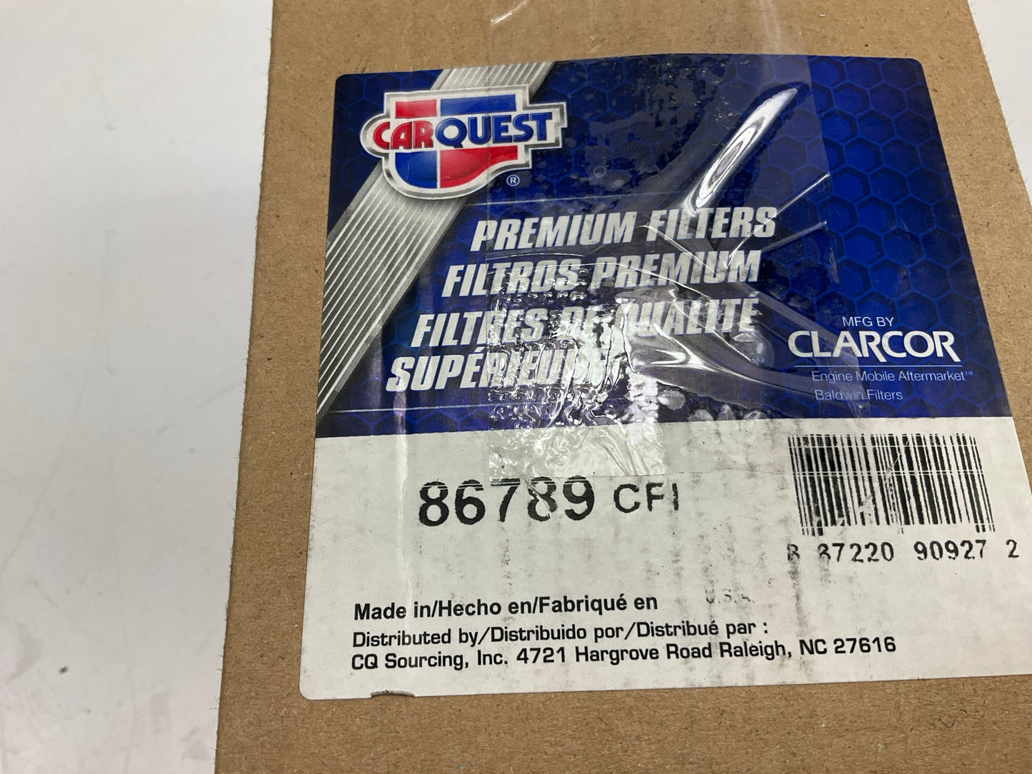 Carquest 86789 Fuel Water Separator Filter Replaces 86789 PS11024 33789 LFF6771
