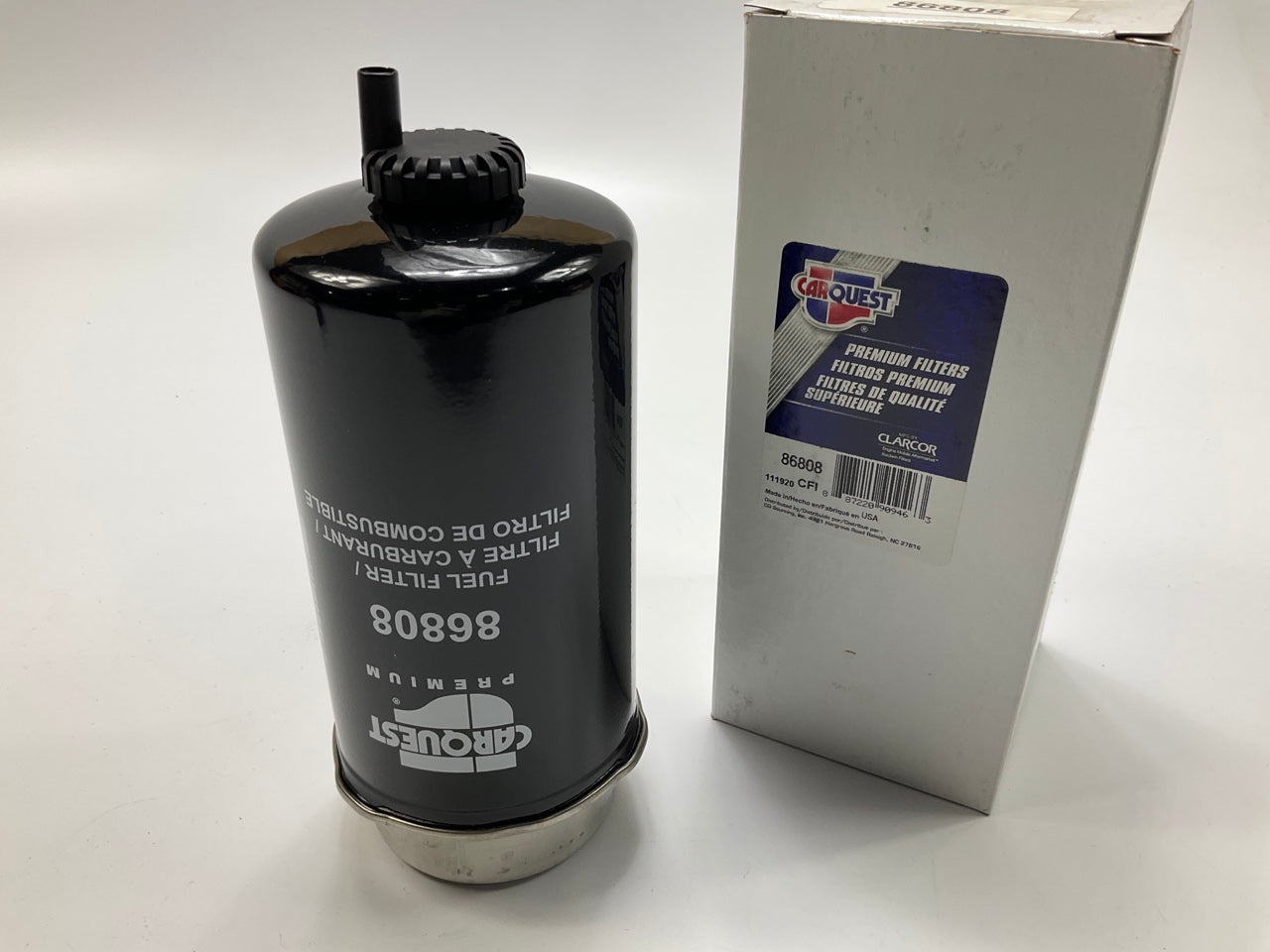 Carquest 86808 Diesel Fuel Water Separator Filter Replaces Wix 33808