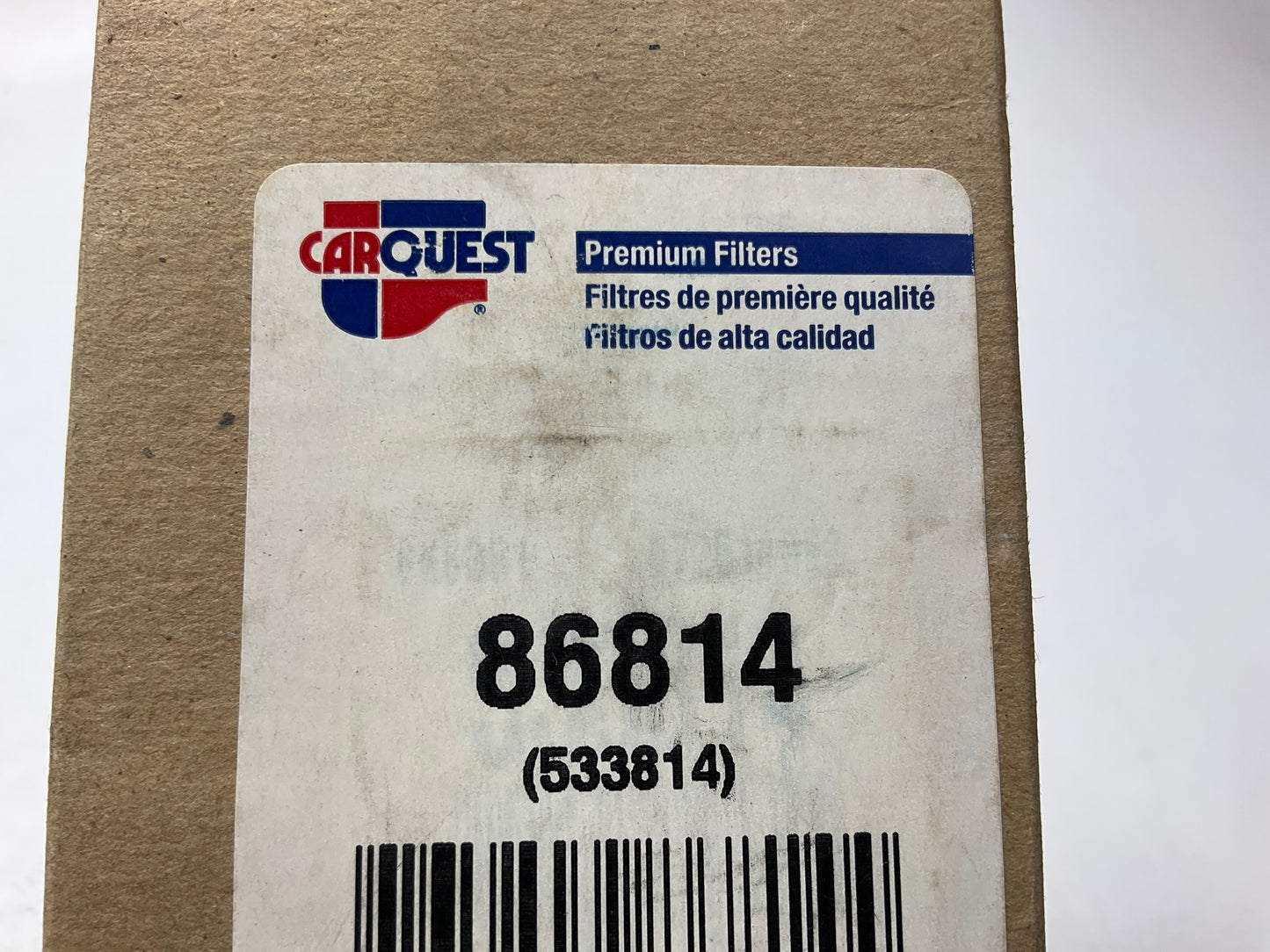 Carquest 86814 Fuel Filter - Replaces WIX 33814, VW Audi 1K0201051C; 1K0201051B