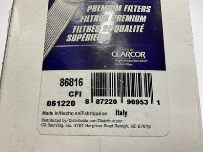 Carquest 86816 Fuel Filter Cartridge - Replaces WIX 33816, Fleetguard FF5584