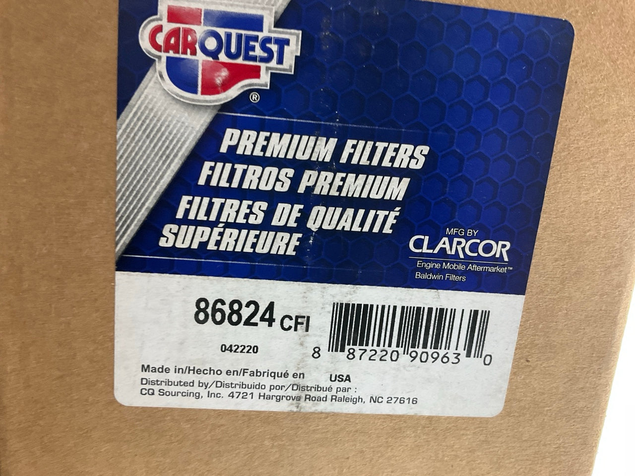 Carquest 86824 Fuel Filter Replaces 33824, 20922101, P765199, FF5710