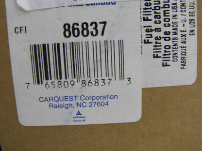 Carquest 86837 Fuel Filter Kit Replaces K10489A 33837 F75888 LFF1537 BF7933 KIT