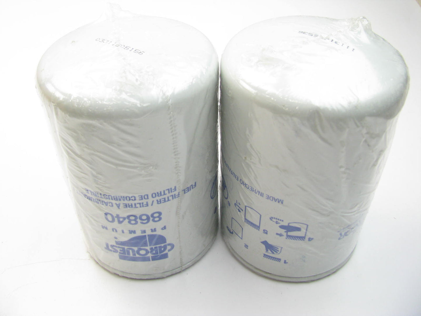 (2) Carquest 86840 Fuel Filter Replaces P1109 33840 F60031 LK77M KF24 FF172