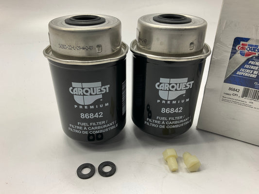 (2) Carquest 86842 Fuel Filter Replaces 33842 36503 RE520842 FS19990 BF9875DM