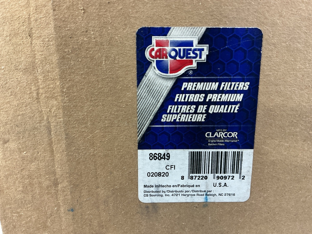 MISSING LUBRICANT TUBE Carquest 86849 Fuel Filter