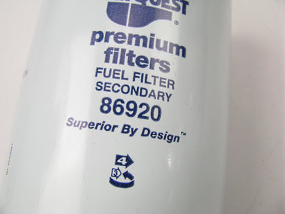 Carquest 86920 Secondary Fuel Filter Replaces 33920 LFP816FN