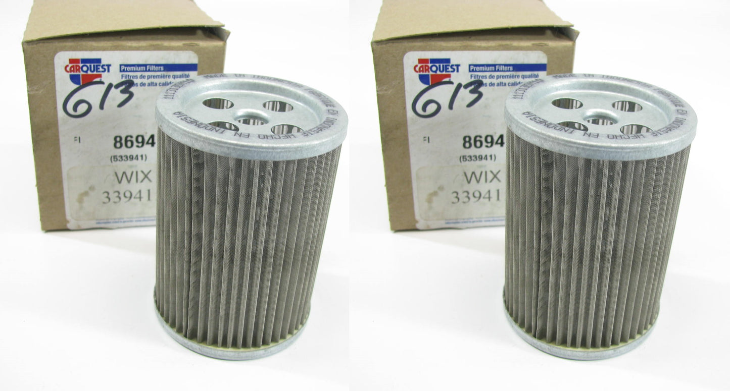 (x2) Carquest 86941 Fuel Filters Replaces Wix 33941 C7523 F50181 FF872 FF5527