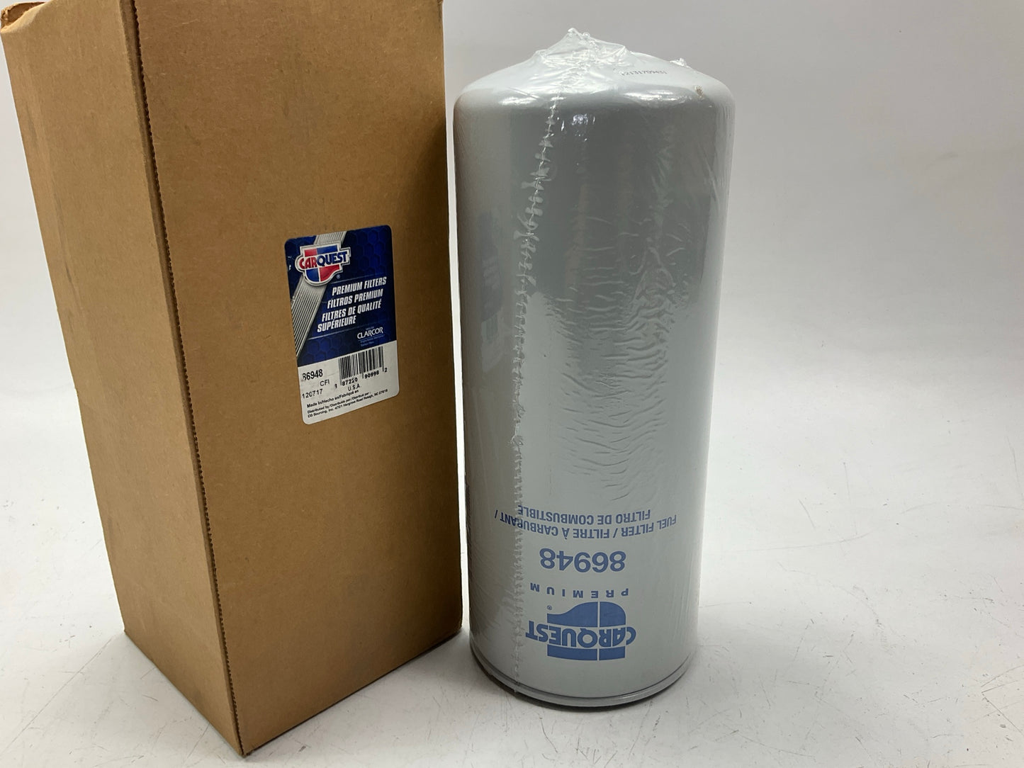 Carquest 86948 Fuel Filter Replaces P11344 33948 LFF6924 P553500 BF7948