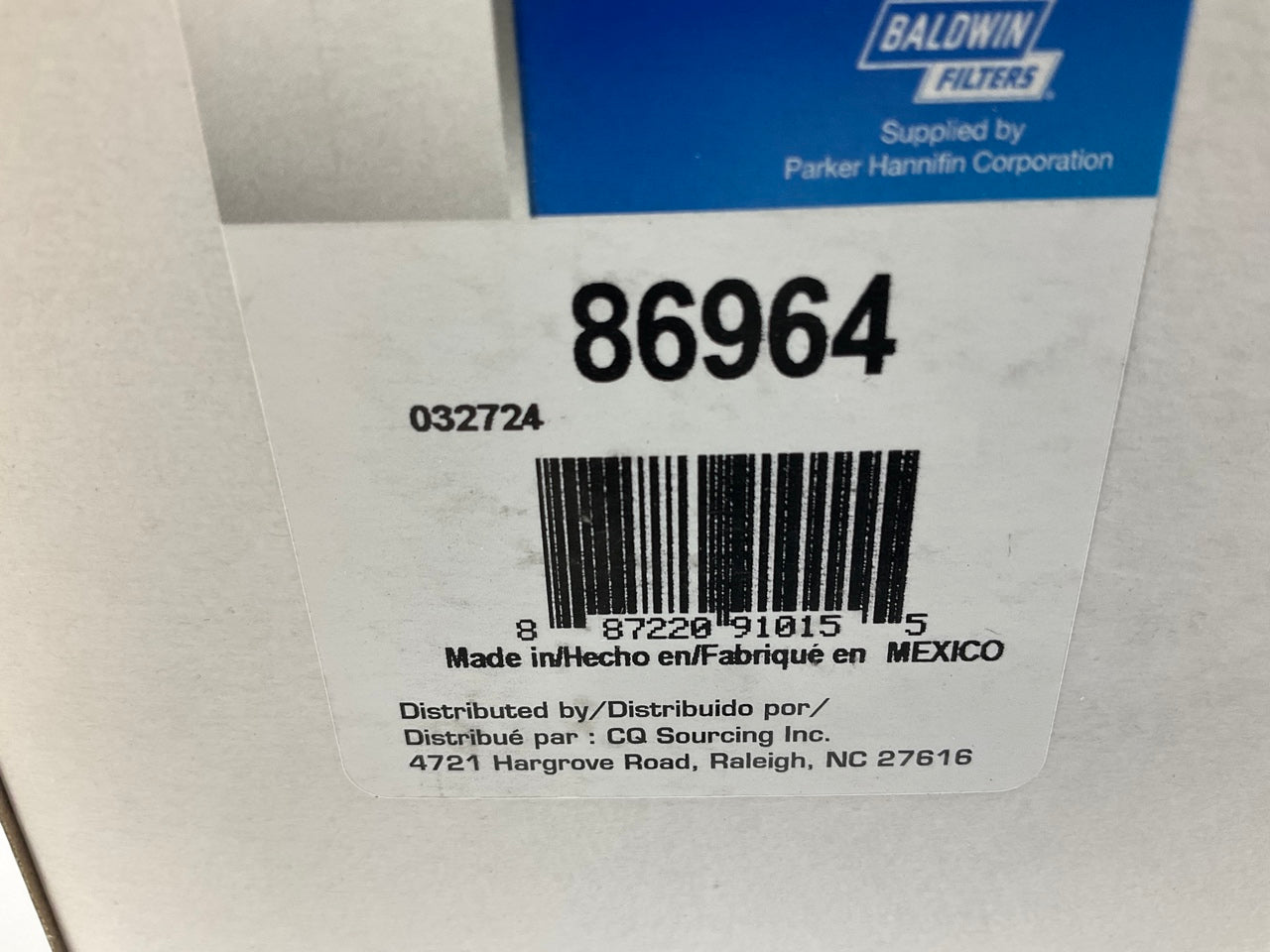 (2) Carquest 86964 Diesel Fuel Water Separator Filter Replaces 33964, 3685711