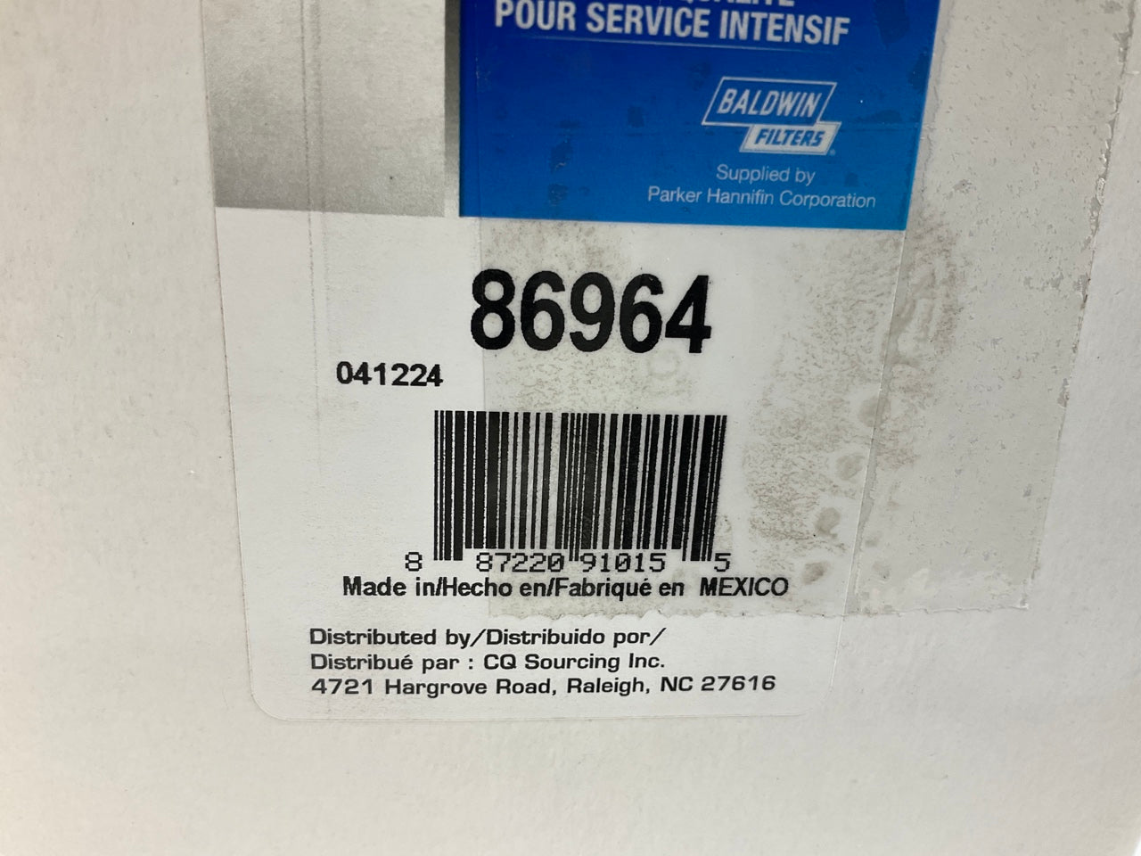Carquest 86964 Diesel Fuel Water Separator Filter Replaces 33964, 102527, PF9814
