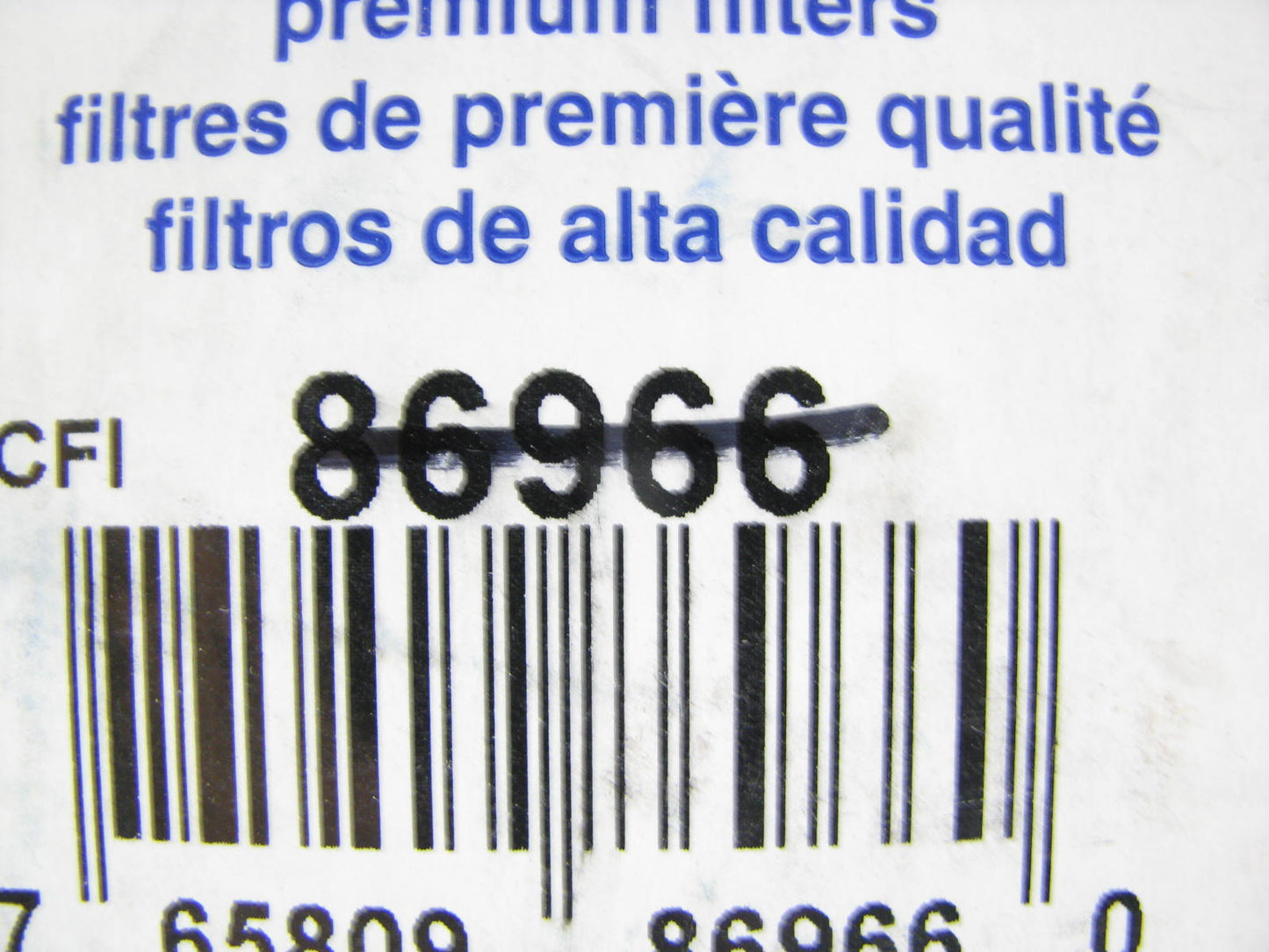 Carquest 86966 Fuel Filter Replaces: 33966 F65942 LFF5632 FF1174 BF7940