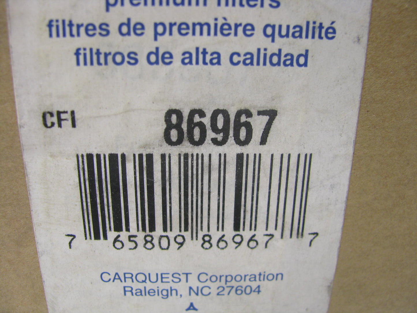 Carquest 86967 Fuel Filter Kit Replaces K10873 33967 L8874FK FK48000 P550823