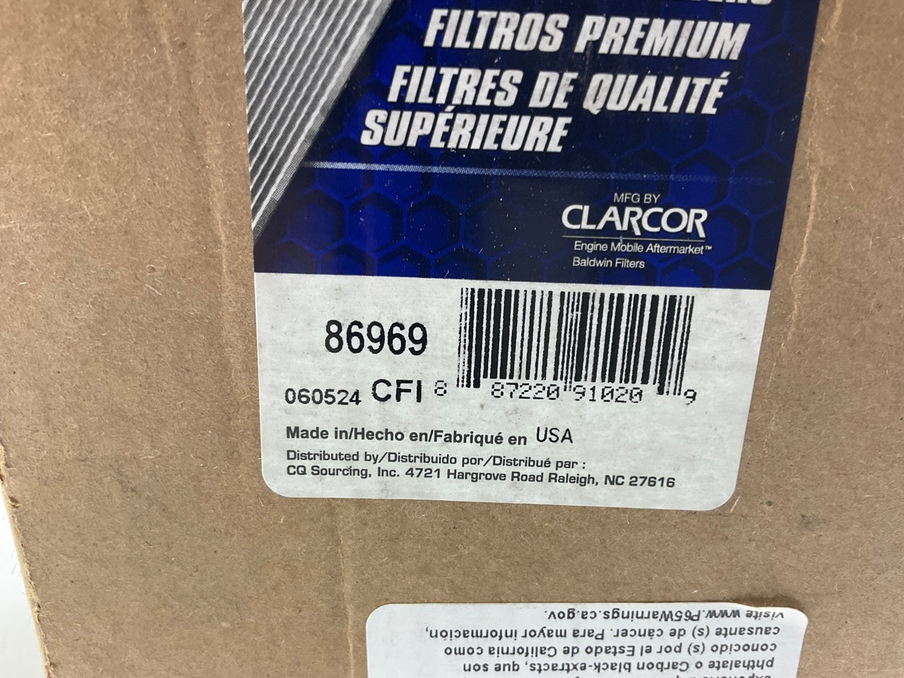 Carquest 86969 Fuel Filter - Replacement For John Deere RE532952, RE539465