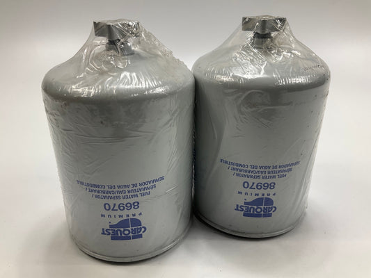 (2) Carquest 86970 Diesel Fuel Water Separator Filter