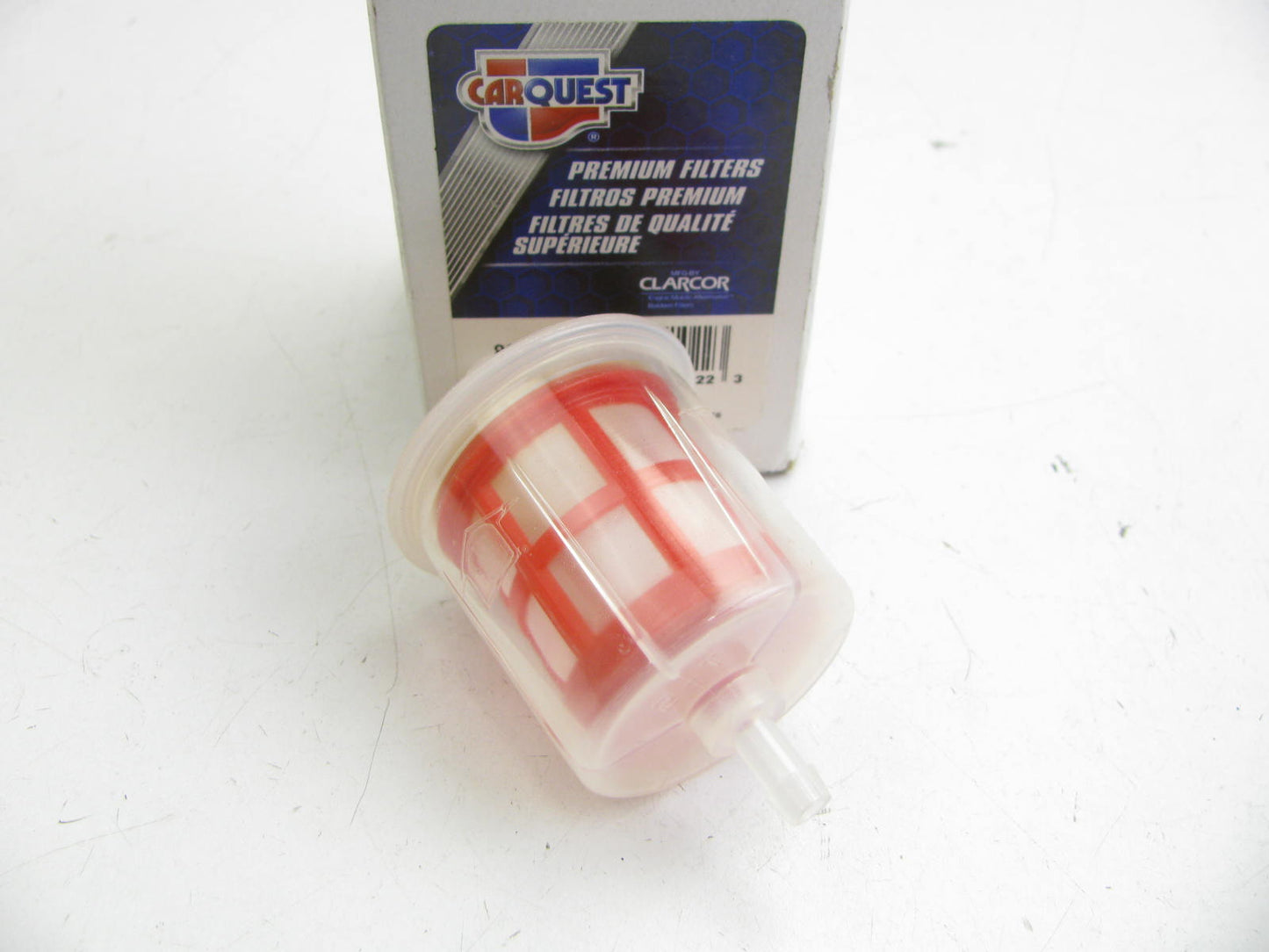 Carquest 86971 Plastic Universal In-line Fuel Filter For 1/4'' Lines, Wix 33971