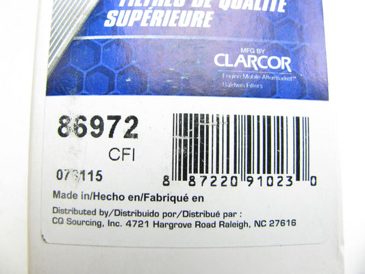 Carquest 86972 Plastic Universal In-line Fuel Filter W/ 5/16'' Lines