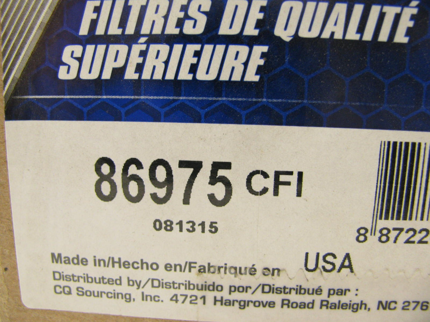 Carquest 86975 Fuel Filter Kit Replaces: 33975, BF7929KIT, RE520906, LFF6929