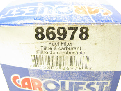 Carquest 86978 Fuel Water Seperator Filter Replaces: 33978 FF1196-D FS19976