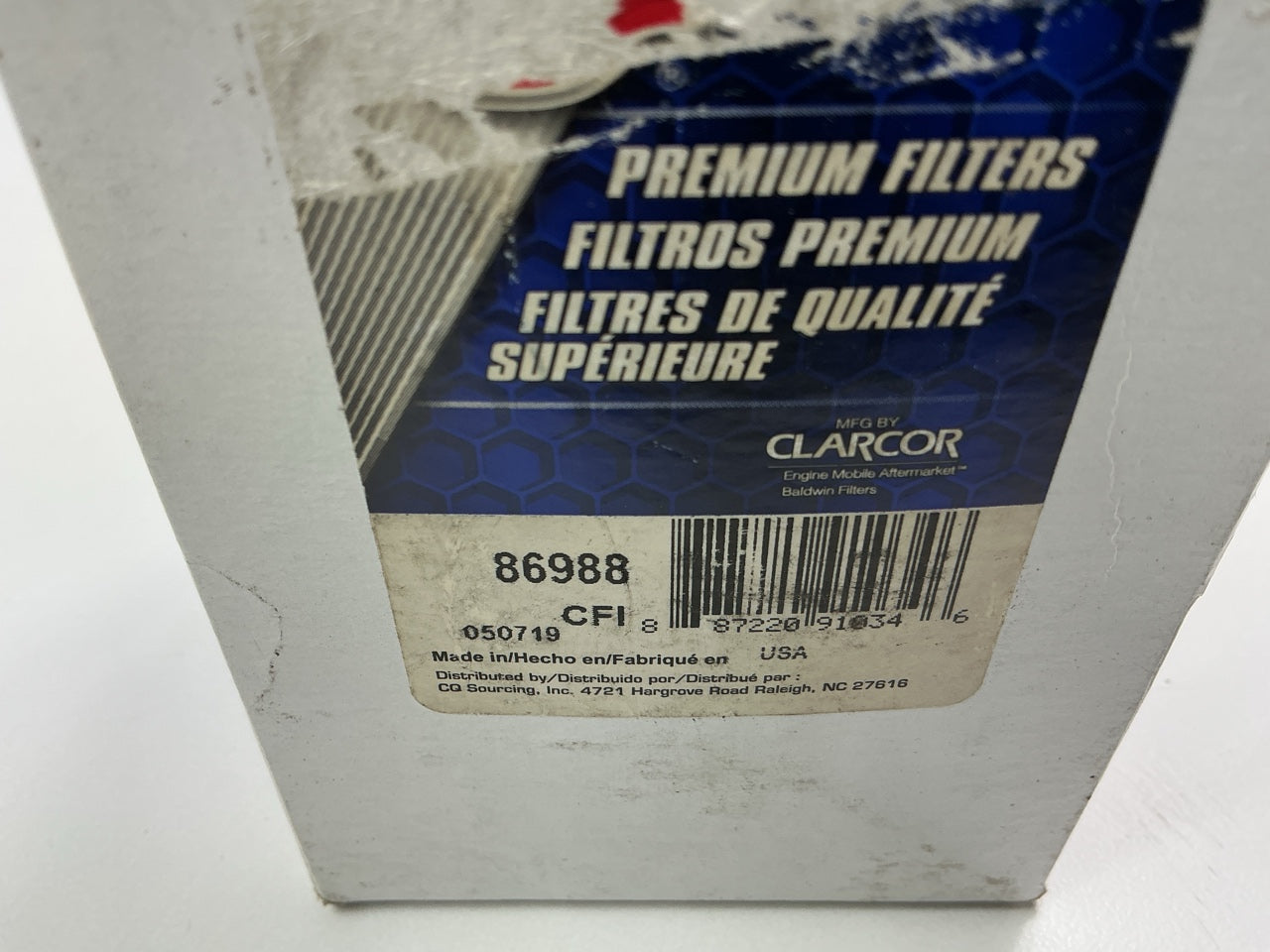 Carquest 86988 Diesel Fuel Water Separator Filter For John Deere 4045DFM 4045TFM