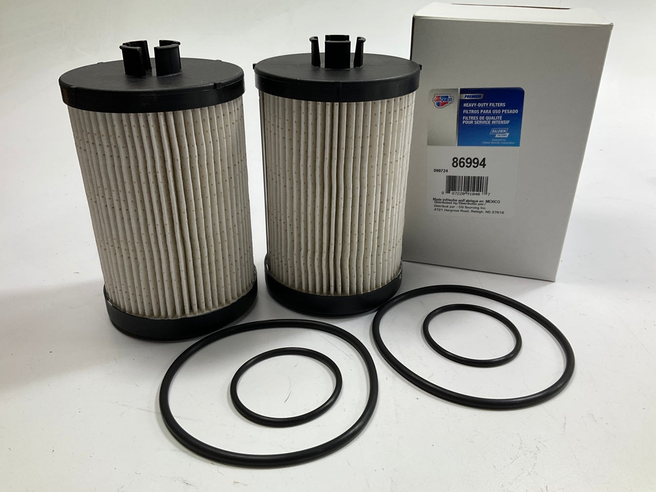 (2) Carquest 86994 Diesel Fuel Water Separator Filter Replaces CS10648 33994