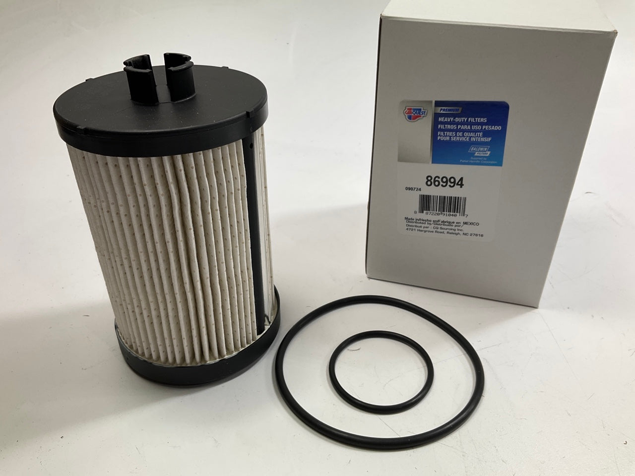 Carquest 86994 Diesel Fuel Water Separator Filter Replaces CS10648 33994 L5086F