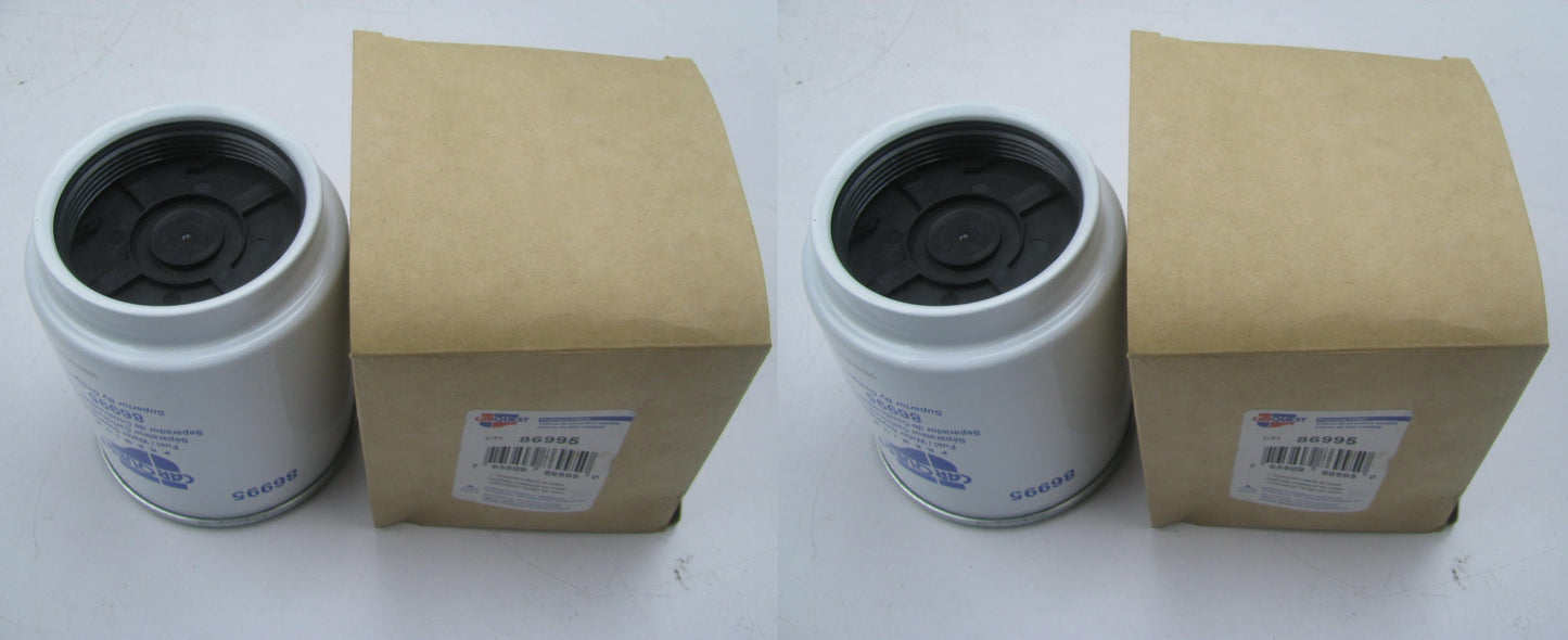 (x2) Carquest 86995 Diesel Fuel Water Separator Filters Replaces PS10678 33995