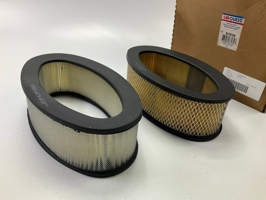 (2) Carquest 87030 Air Filter For 1957-58 Chrysler New Yorker, Town & Country