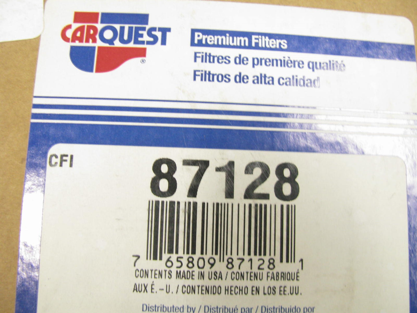 Carquest 87128 Air Filter Replaces 42128 A72201 2128 LAF9155 AF240 AF851
