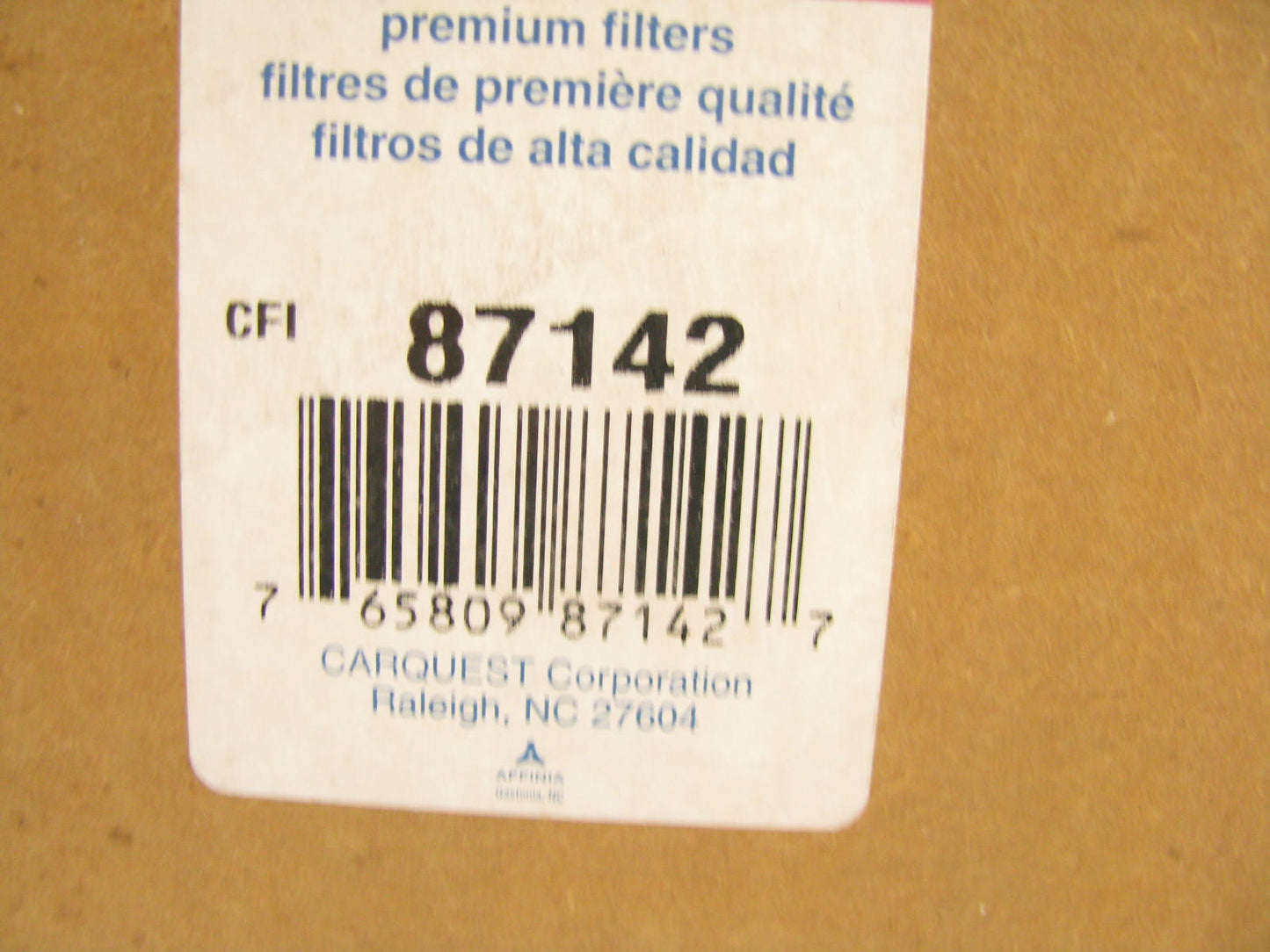 Carquest 87142 Air Filter Replaces Wix 42142, CAK258; P182054; AH20488, 2142