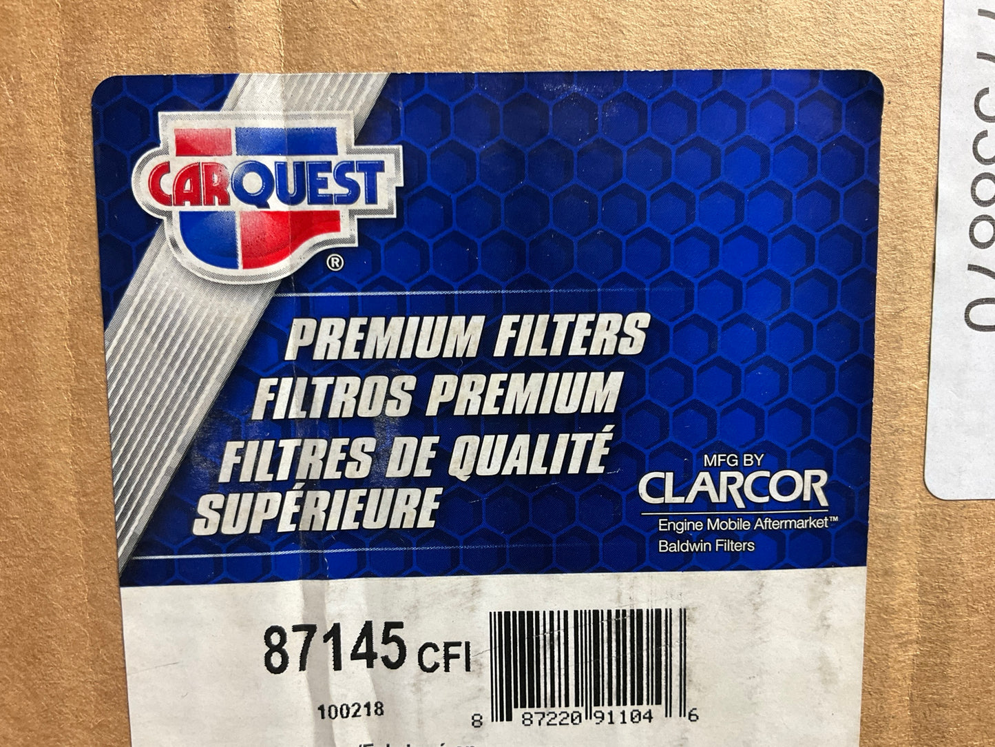Carquest 87145 Air Filter - Replaces 42145; LAF22081; AF209K; 3I0039, 6444981