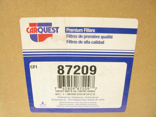 Carquest 87209 Air Filter Replaces: 42209 A62200 LAF9373 AF1904M AF820M P153357
