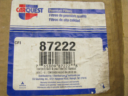 Carquest 87222 Air Filter Replaces P103443 42222 AF437K AF807K AF129K A42030