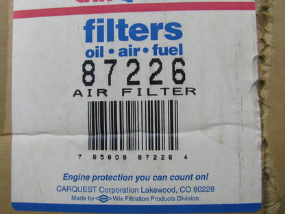 Carquest 87226 Air Filter Replaces CA535SY A62206 AF284 AF821M P158050