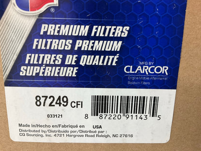 Carquest 87249 Air Filter - Replaces PA1686, 42249, 1804278, L31277