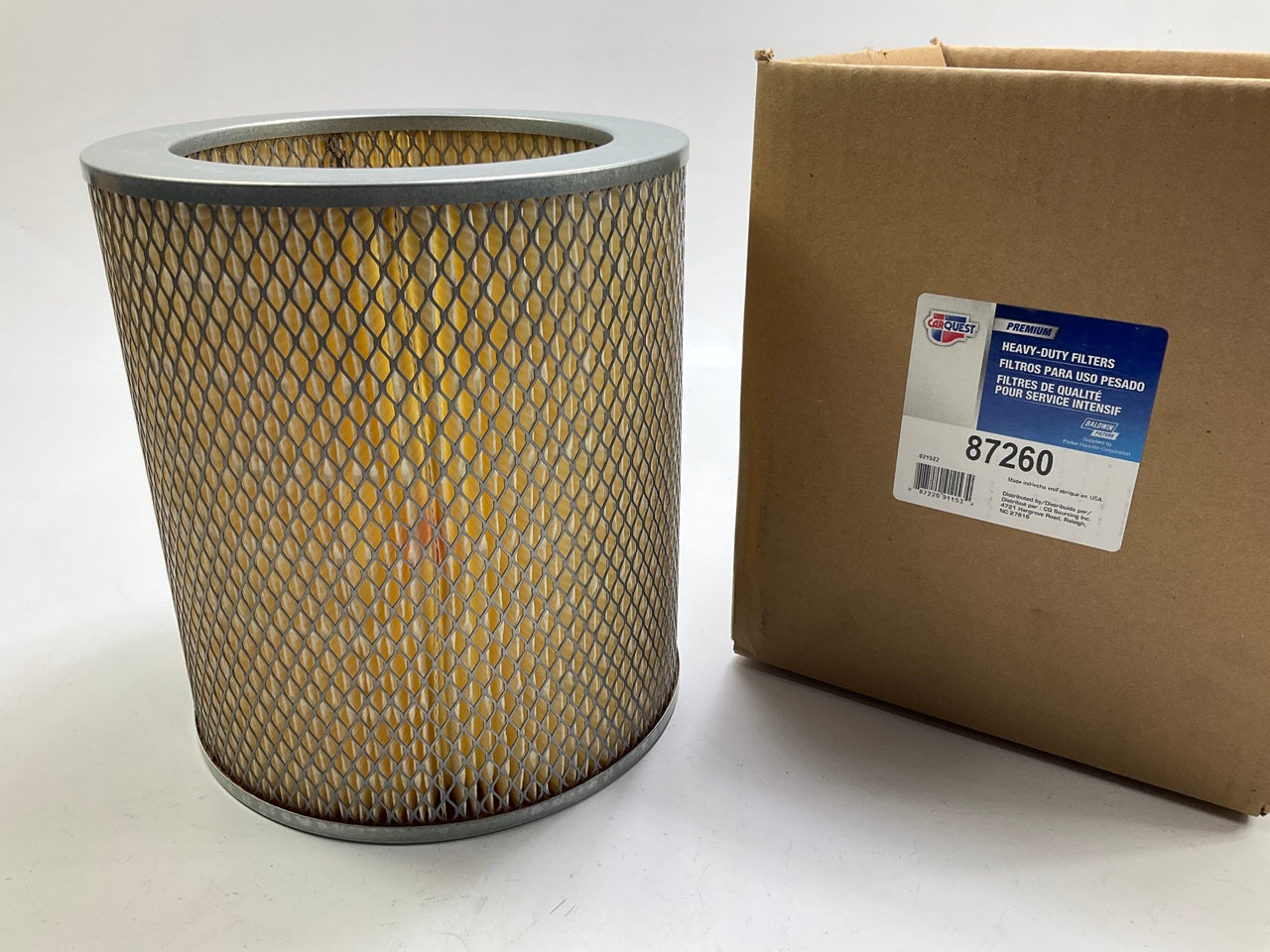 Carquest 87260 Heavy Duty Air Filter Replaces Autocar # 860393, Wix # 42260