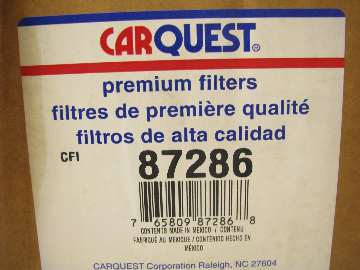 Carquest 87286 Air Filter Replaces: 42286 46231 A23055 FA1040 LAF586 AF964