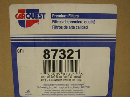Carquest 87321 Air Filter Replaces: 42868 A63393 2868 LAF1544 AF477 AH19065