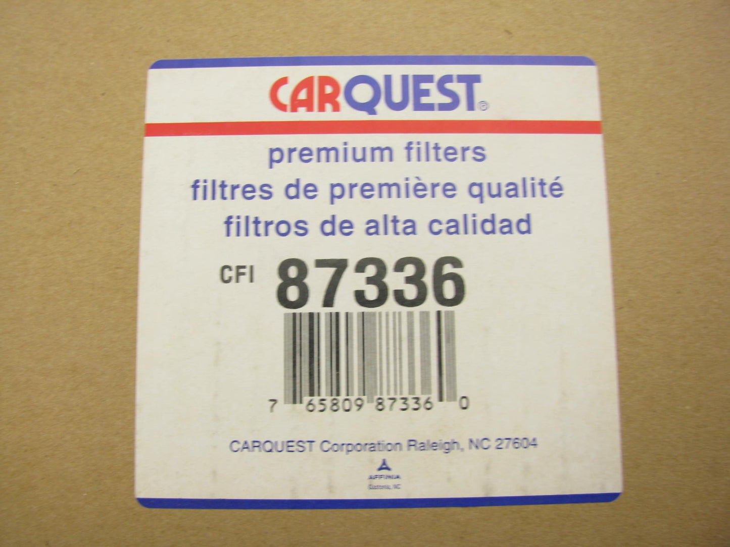 Carquest 87336 Air Filter Replaces 42336 A52928 2336 AF496 AF959 P158669 PA2310