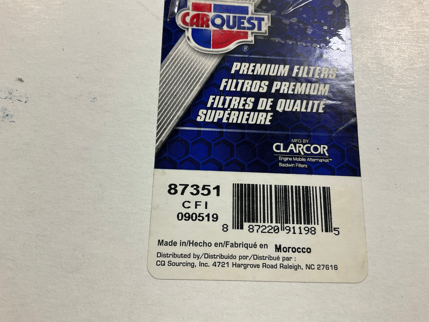 Carquest 87351 Engine Air Filter For 2003-2006 Dodge Sprinter 2500 3500 DIESEL