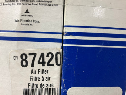 (2) Carquest 87420 Air Filter Replaces CA11287 42420 LAF4512 P606276 PA4754