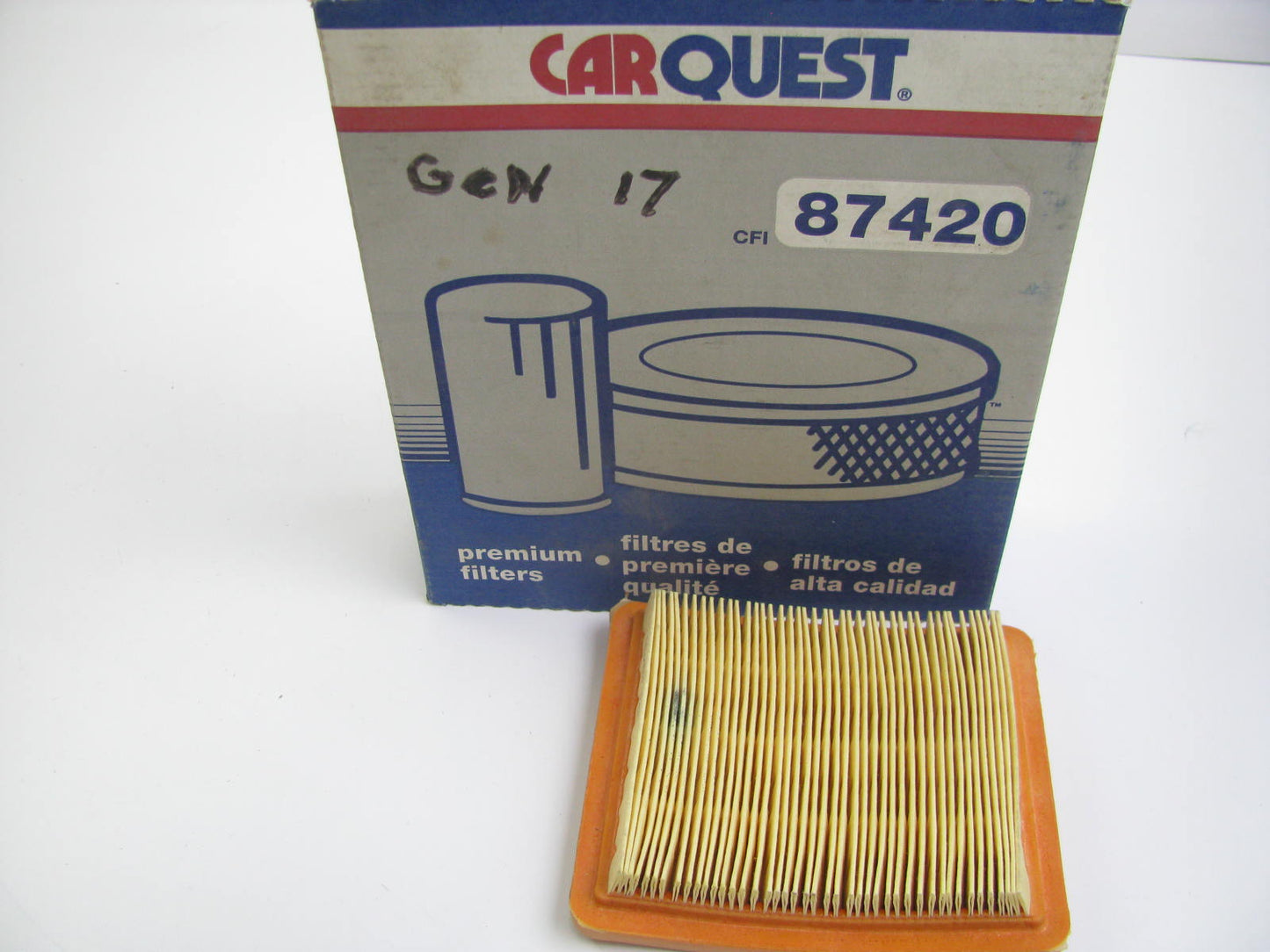 Carquest 87420 Air Filter Replaces CA11287 42420 LAF4512 P606276 PA4754 A1502C