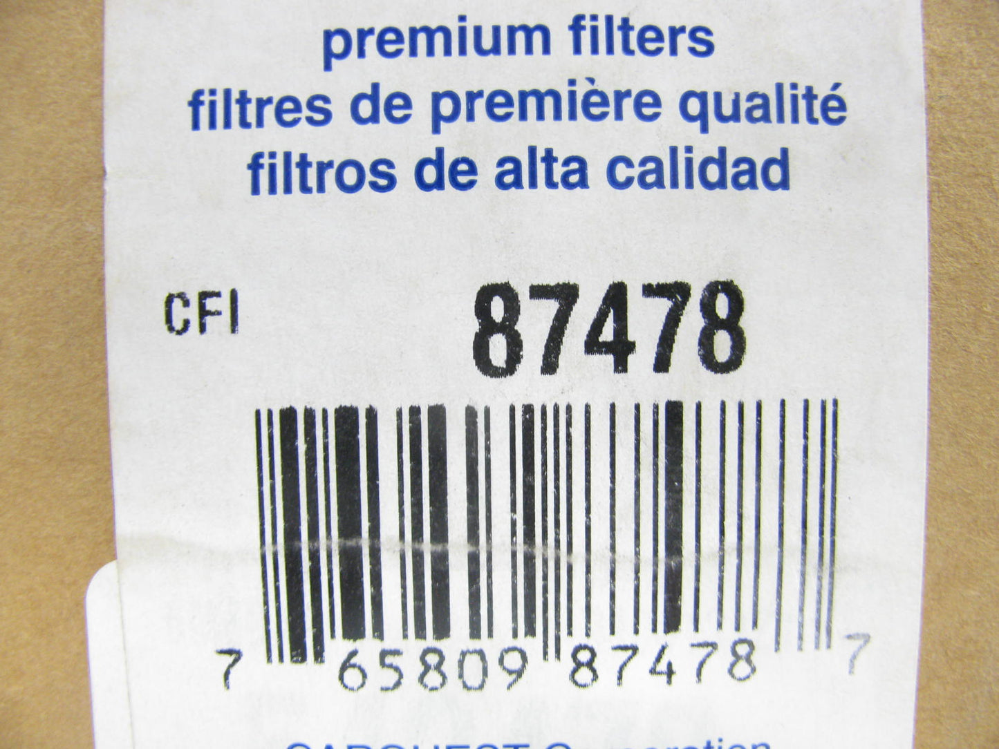 Carquest 87478 Air Filter Replaces CA6920SY 46346 LAF8801 AF4882 P778832 PA2689