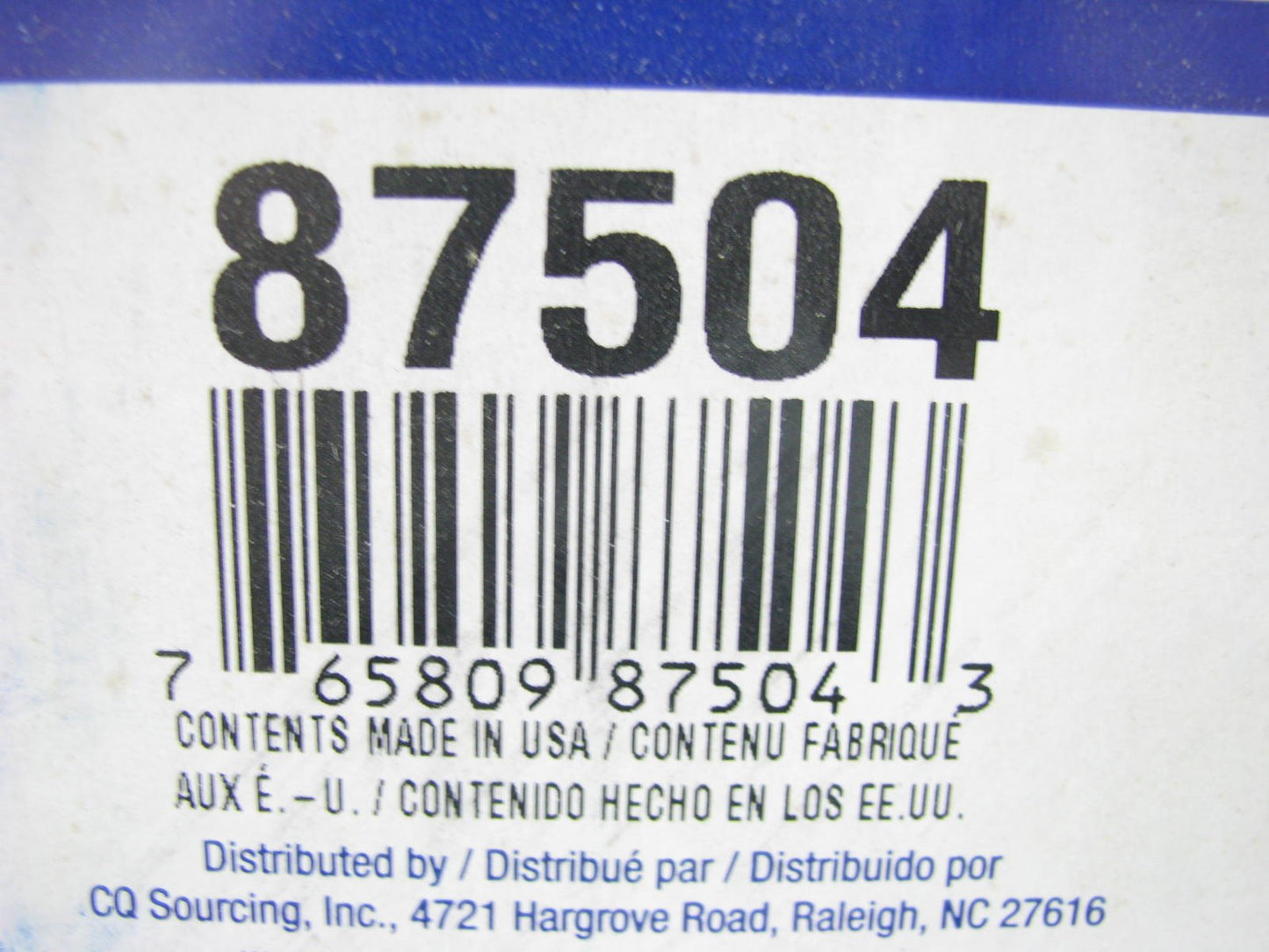 Carquest 87504 Air Filter Replaces: 42504 A52031 2504 LAF702 AF95 AF461 P133706